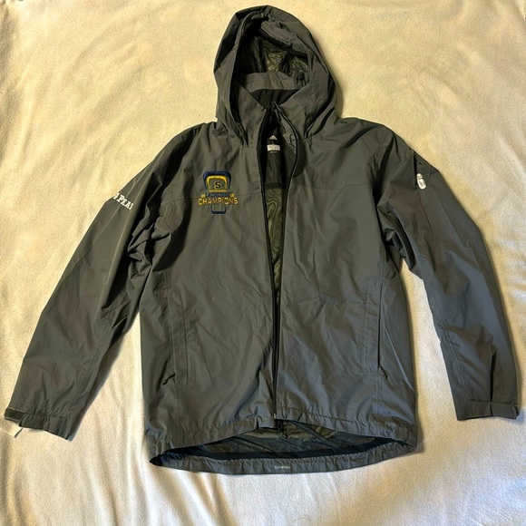 Adidas Raincoat “Salesianum Lacrosse 2018 Champions” #6 - Picture 1 of 5